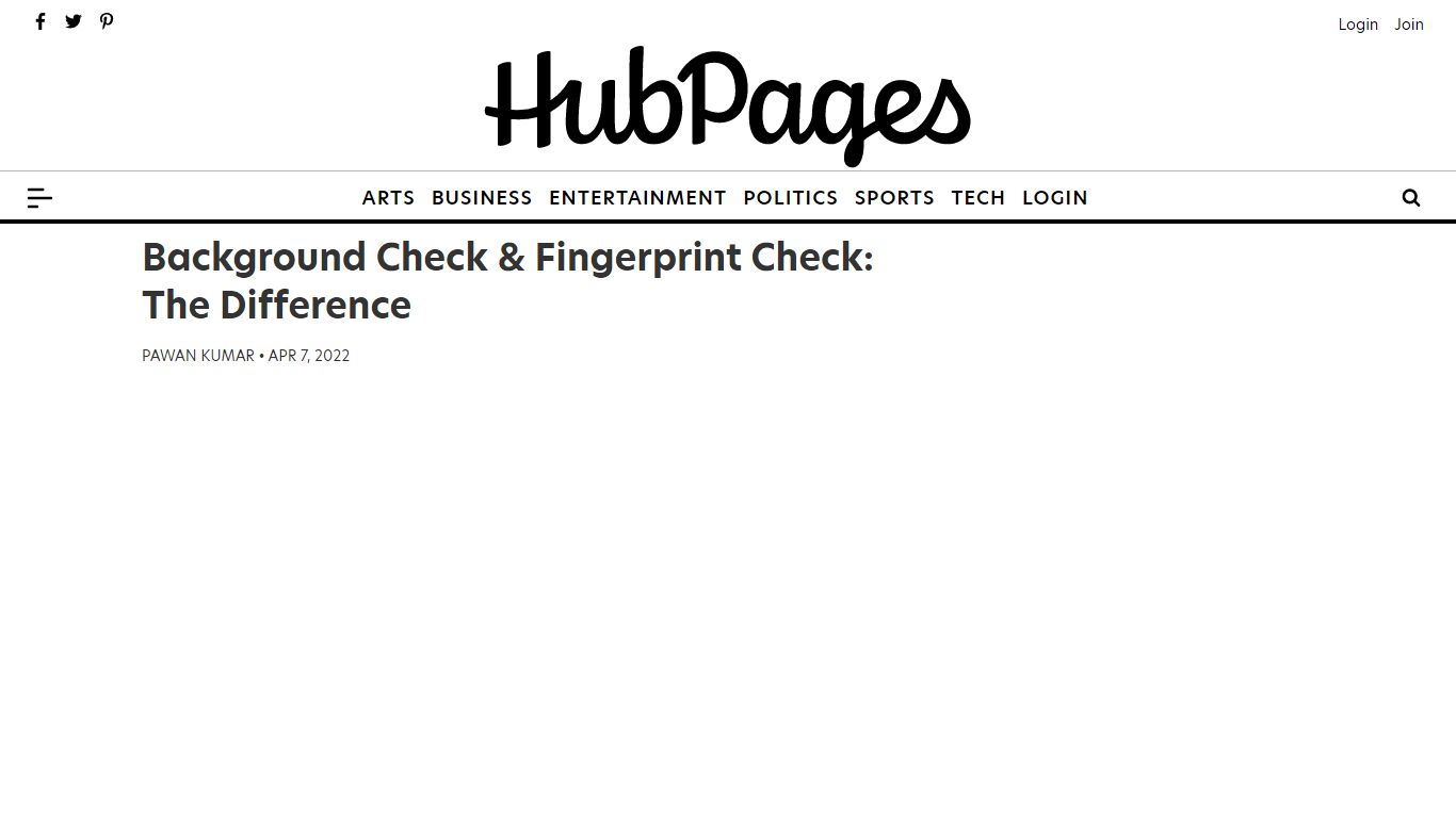 Background Check & Fingerprint Check: The Difference - HubPages